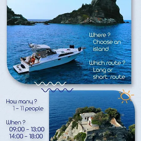 Båthotell Our Cruises Skopelos stad